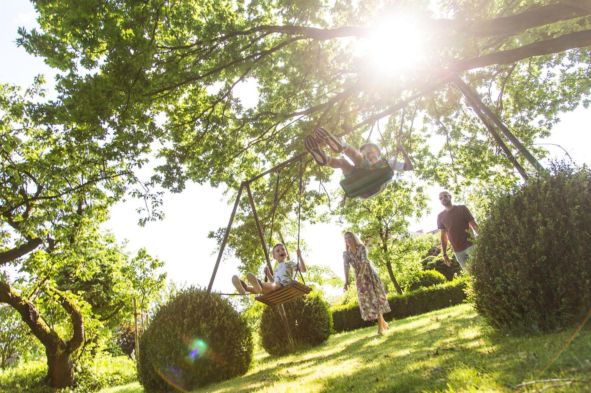 Ferienhaus "Sonne Im Gruenen" Lindern Luaran gambar